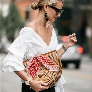 Vintage Bamboo Arc Purse